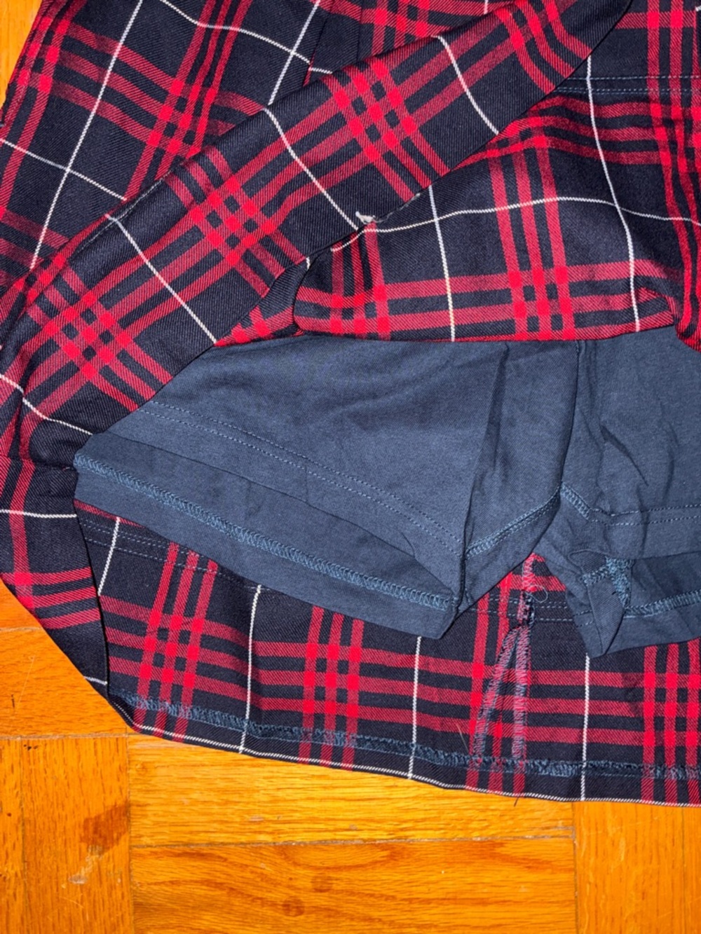 Land’s End, Red/Blue Plaid Skirt/Skort, Size 16, School Uniform - Picture 4 of 10